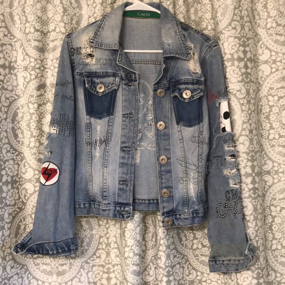 One of a kind jean jacket